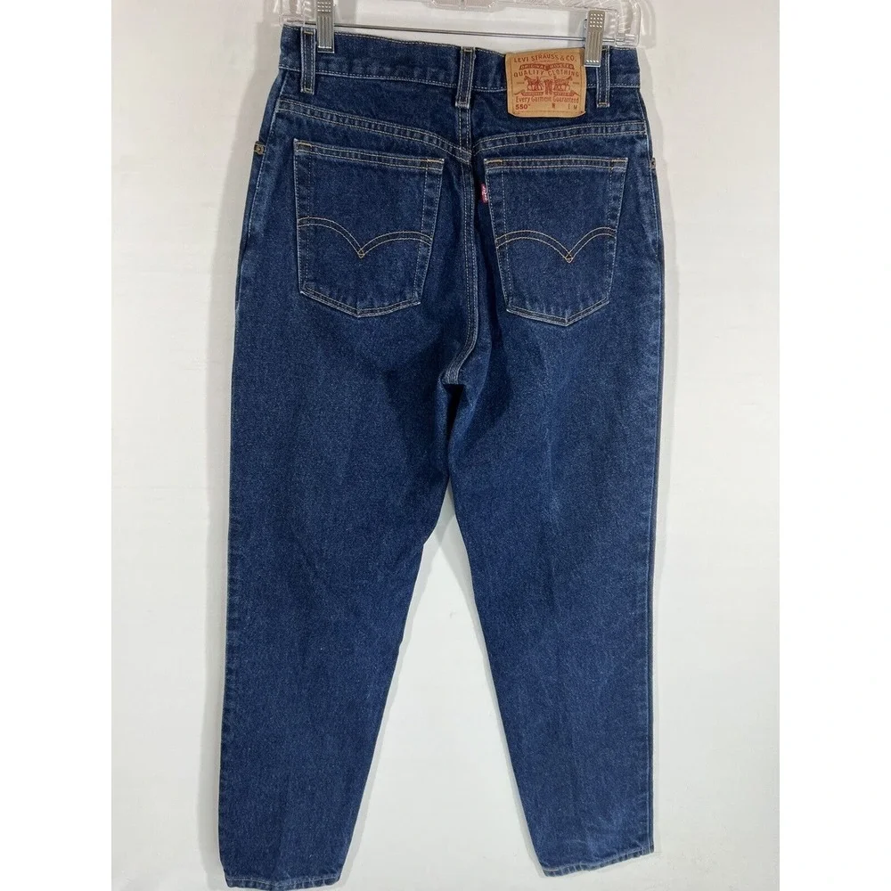 Levis 550 Jeans Womens 10M High Rise Mom‎ Relaxed Blue Denim Vintage